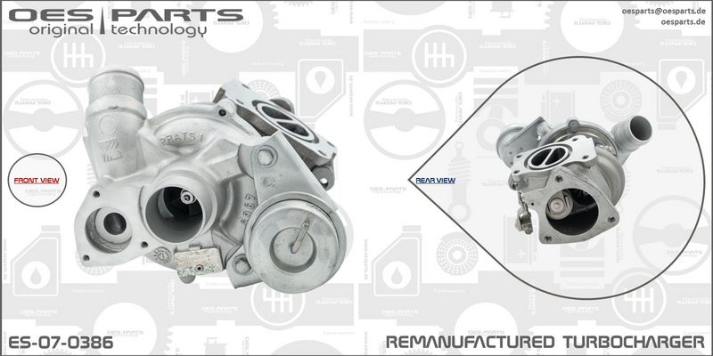 OES PARTS Компрессор, наддув ES-07-0386